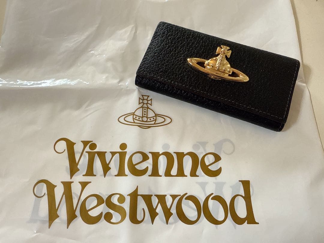 ヴィヴィアンウエストウッド キーホルダー キーケース スマートキー ブラック