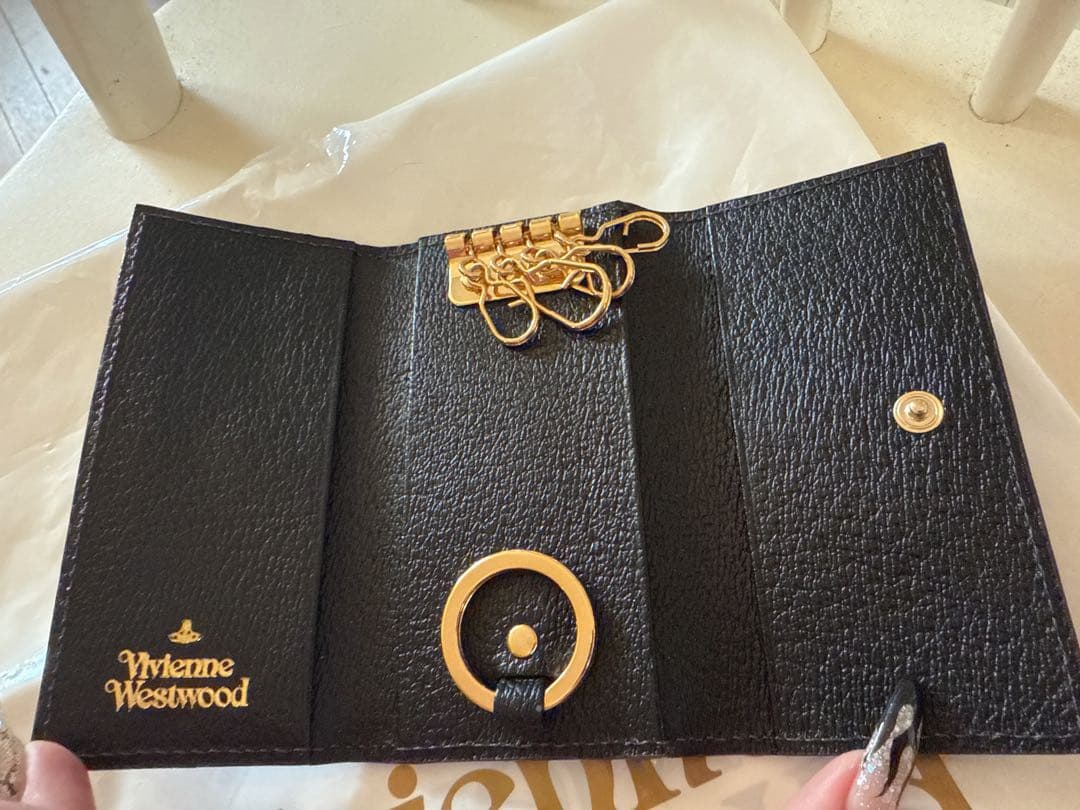 ヴィヴィアンウエストウッド キーホルダー キーケース スマートキー ブラック