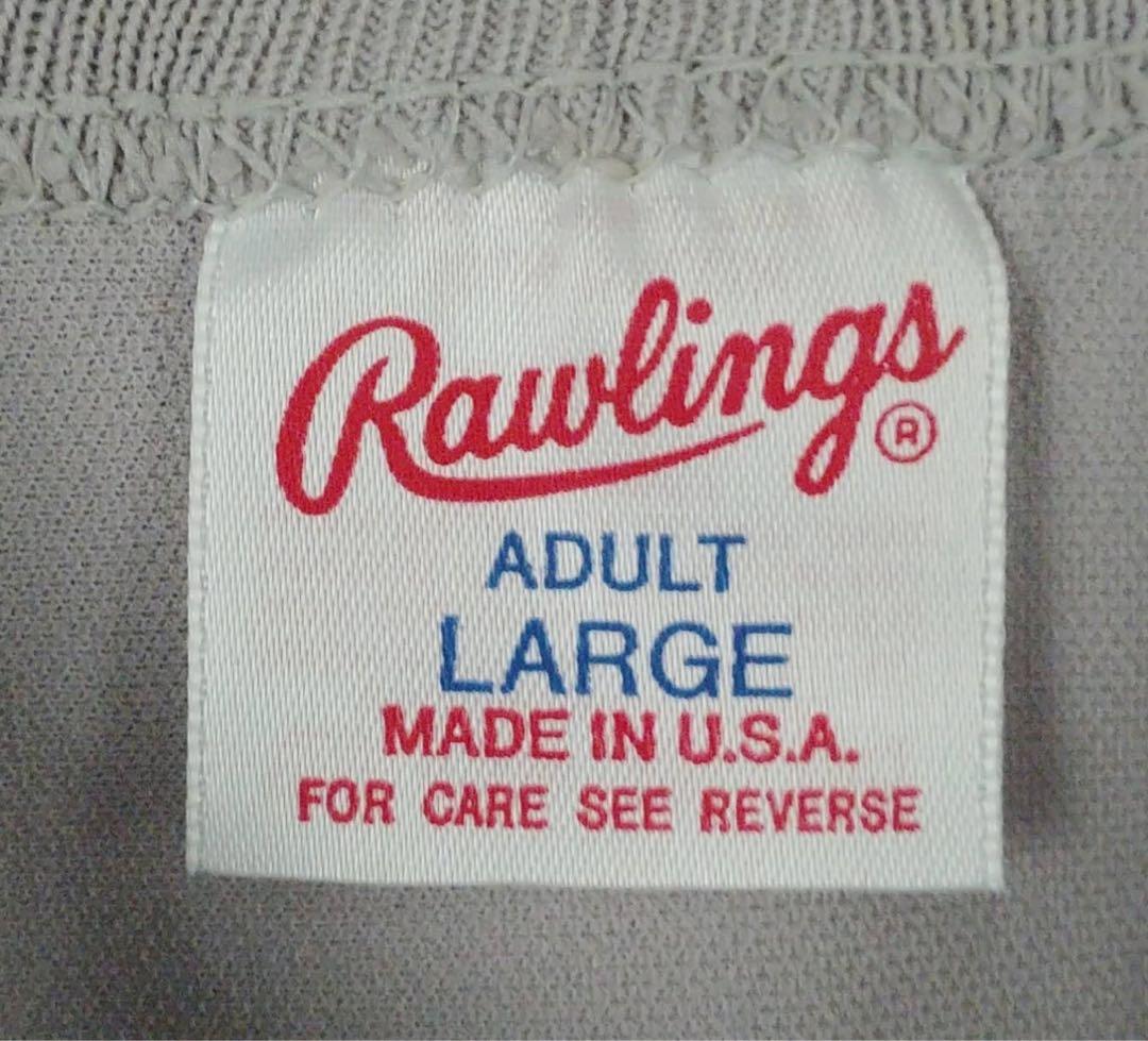 80’s·新品！ローリングス製·TXレンジャーズ·アウェイユニT　L　グレー