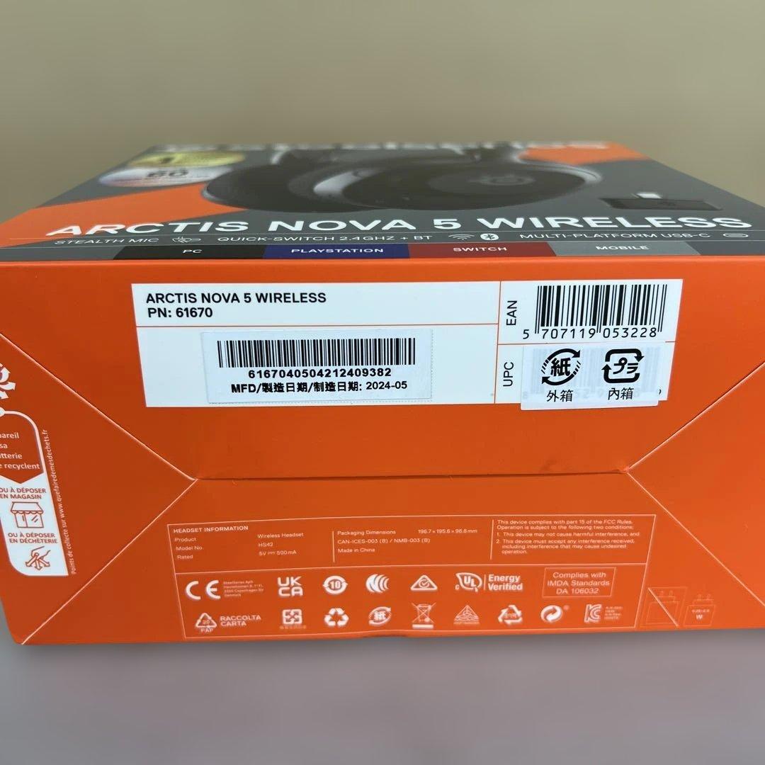 512499 SteelSeries Arctis Nova 5 ワイヤレス