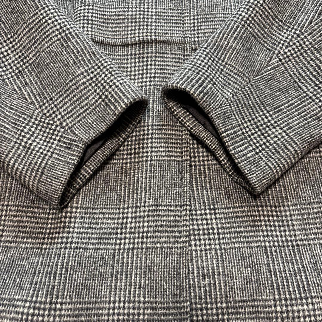 ジャーナルスタンダード スーパー140ビーバーノーカラーショートコート36