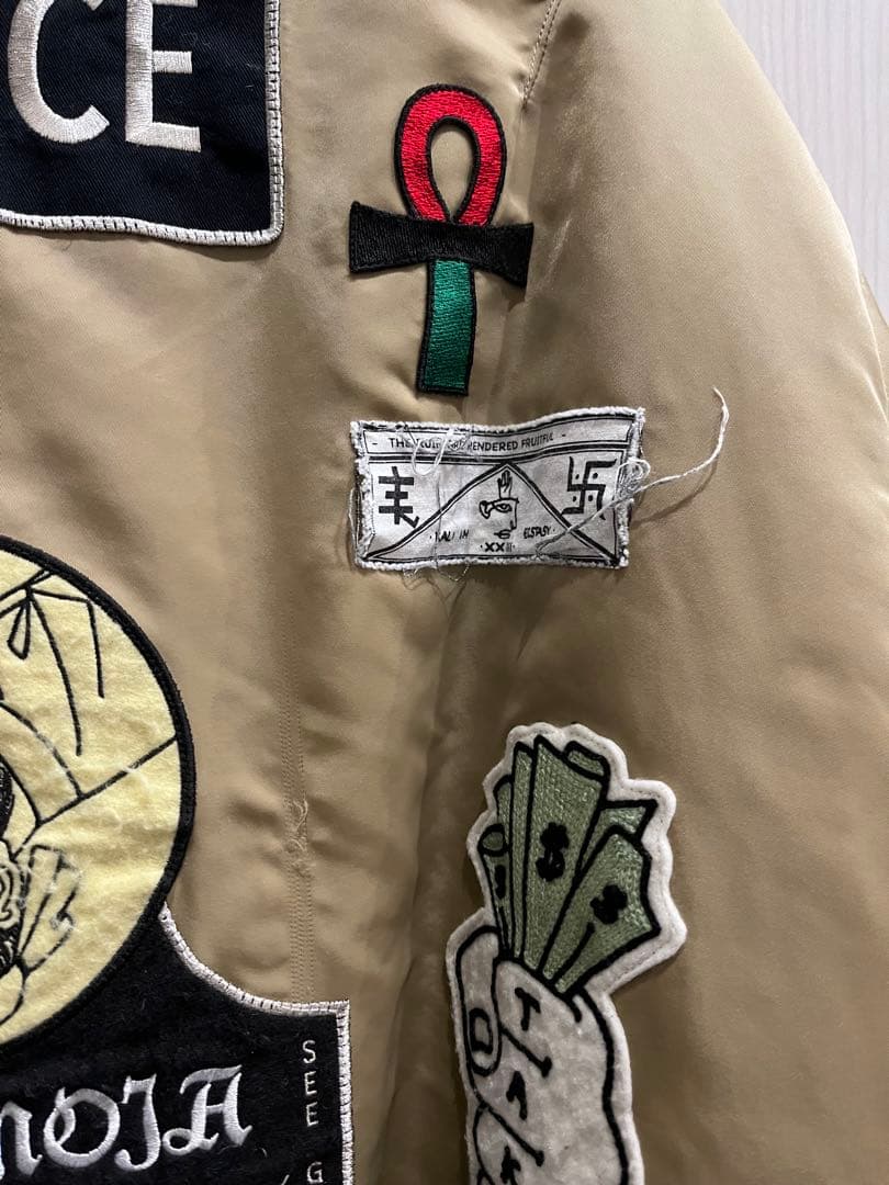 BLACKWEIRDOS ブラックウィドウ MA-1 フライトジャケット