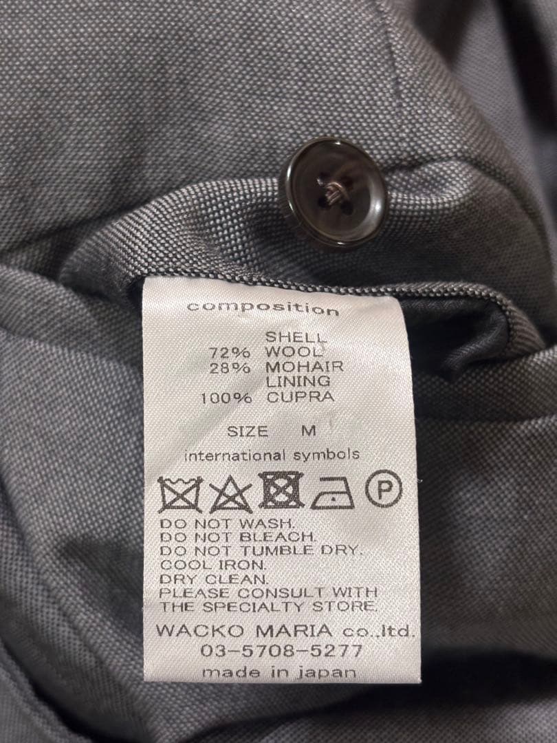 パンツ WACKOMARIA DORMEUIL PLEATED TROUSERS