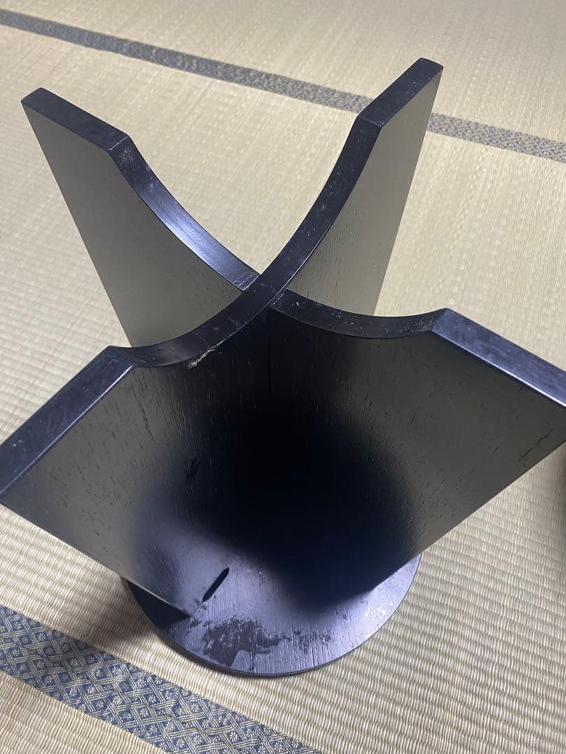 茶道具　立礼　円椅子2脚　組立式 円坐付き