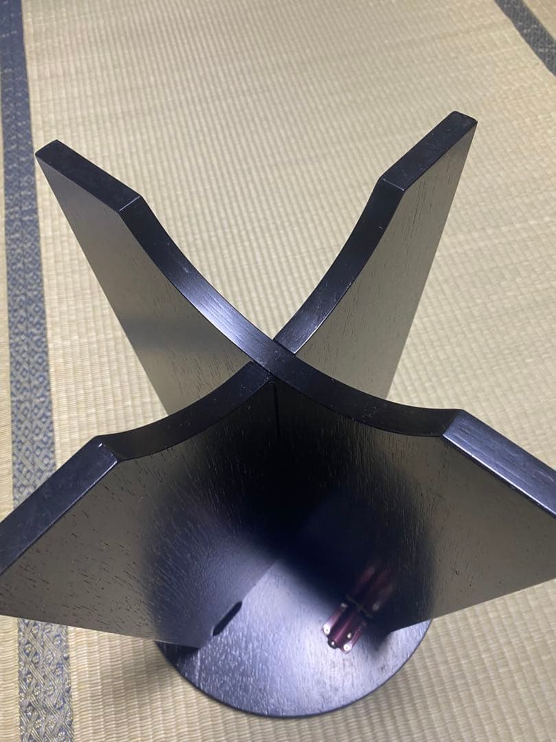 茶道具　立礼　円椅子2脚　組立式 円坐付き