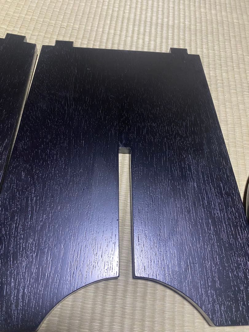 茶道具　立礼　円椅子2脚　組立式 円坐付き