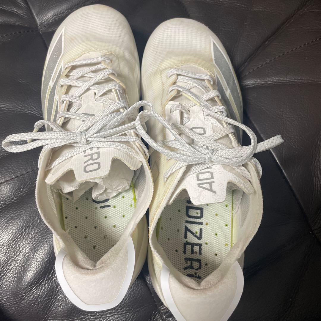 ADIDAS アディゼロ エレクトリック ホワイト／シルバーIE6286