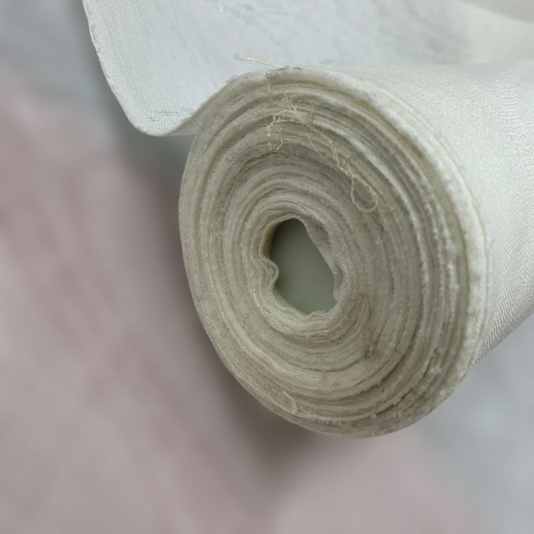 ma7218 本麻 白 長襦袢 夏襦袢 麻襦袢 紋紗 麻100% 未仕立て 反物