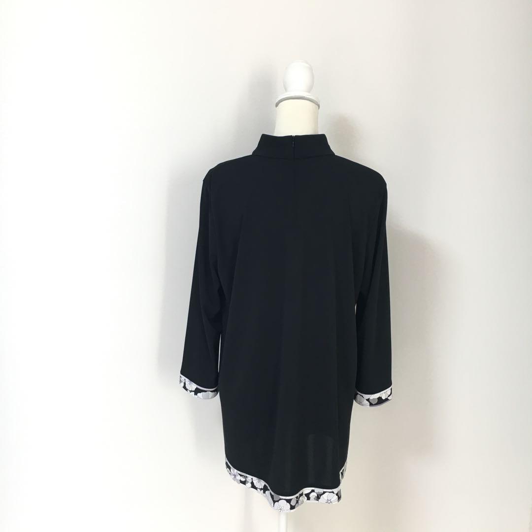 近年美品　LEONARD レオナール　ストレッチ　チュニック　44