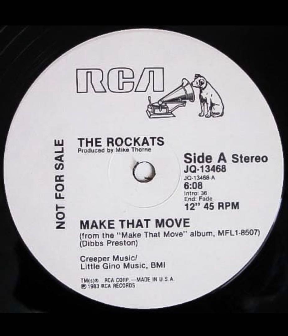 THE ROCKATS MAKE THAT MOVE 12インチ USプロモ盤