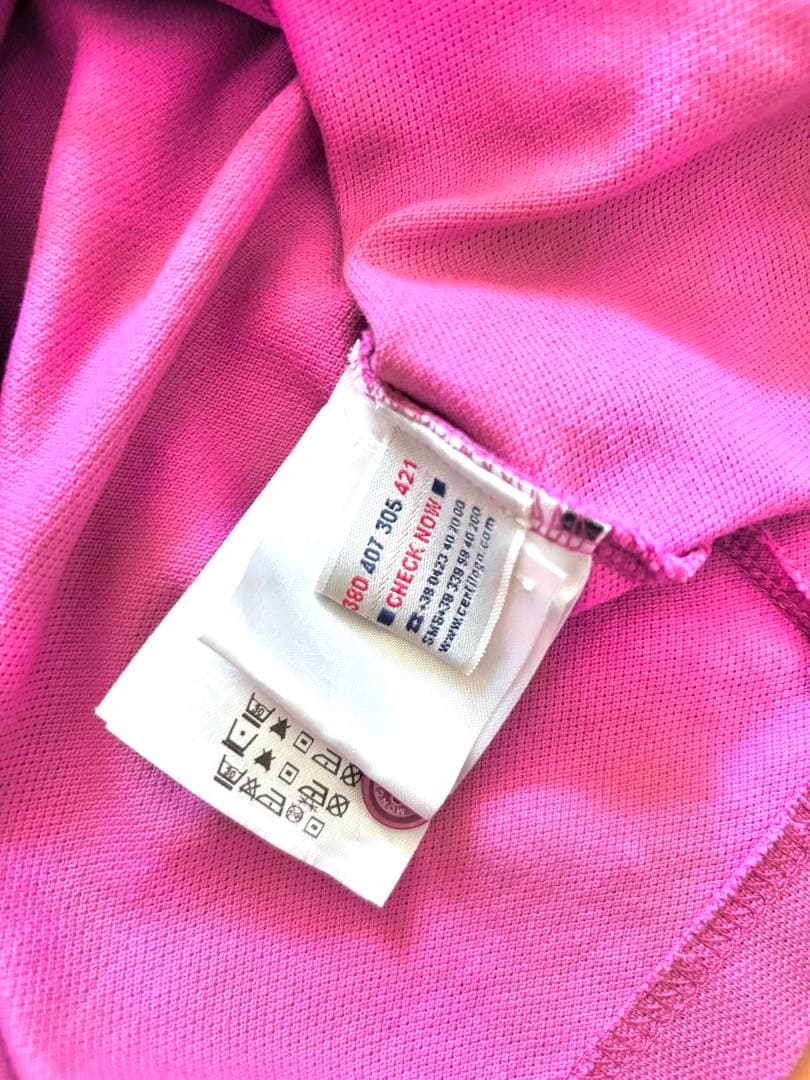 美品　MONCLER モンクレール　ピンク　ポロシャツ　S M