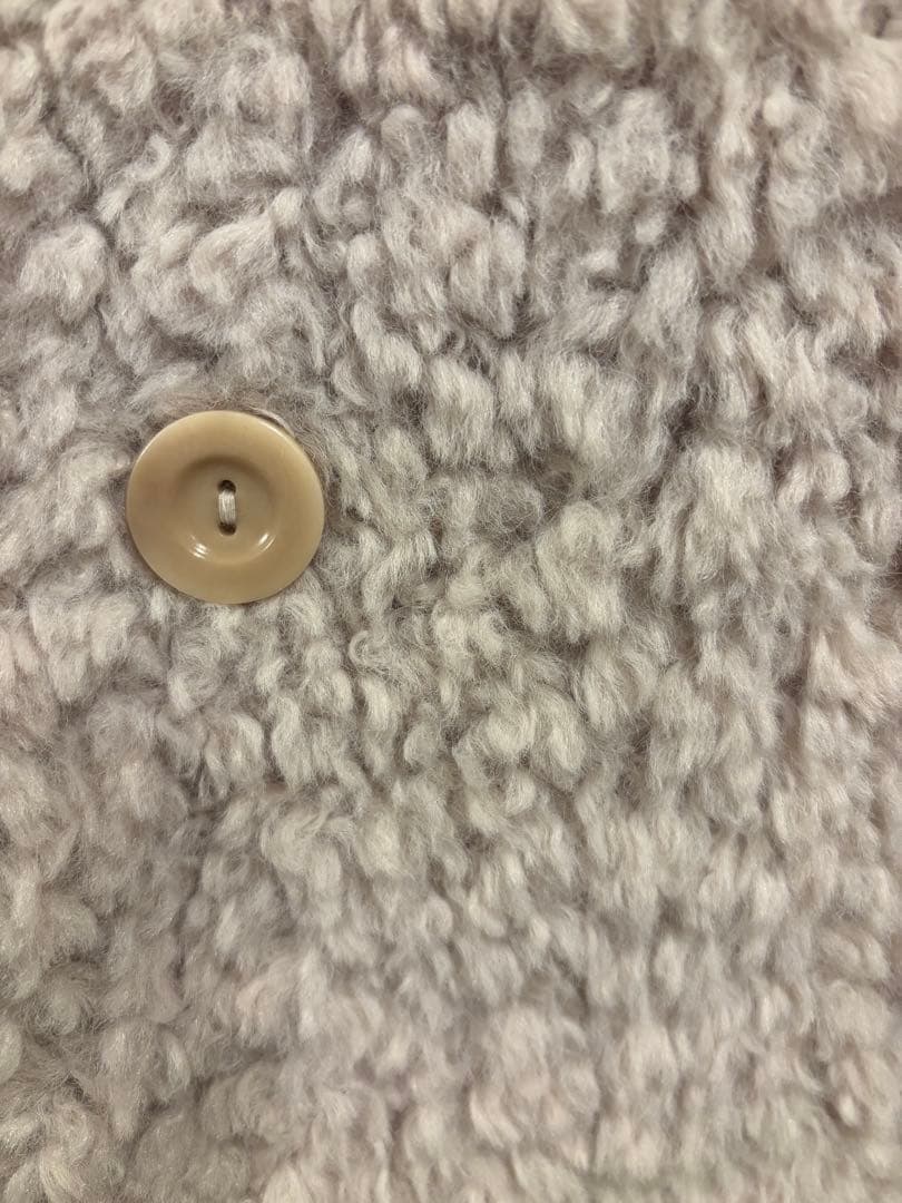 COS ロングコート白