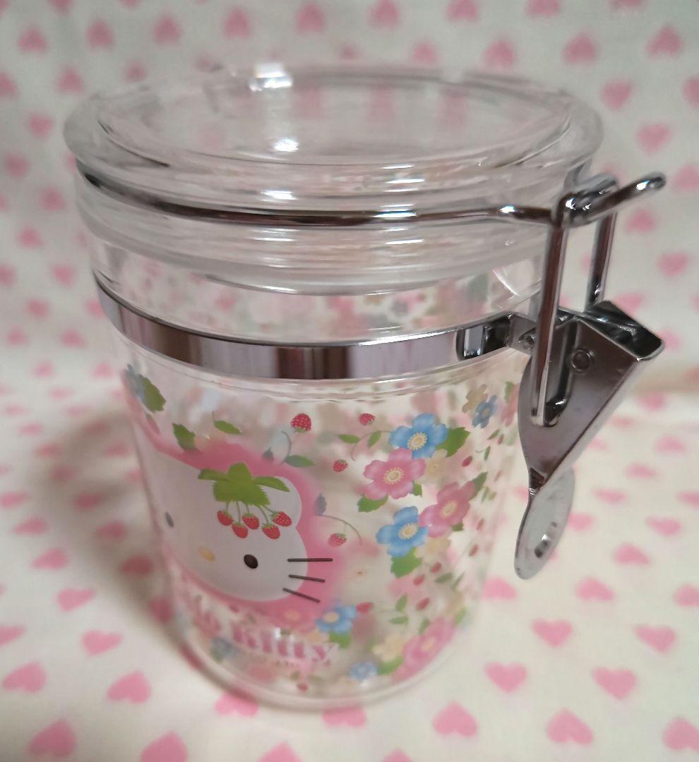 ★期間限定お値下げ★ 野いちごキティ キャニスター 密閉容器 入手困難 激レア♪