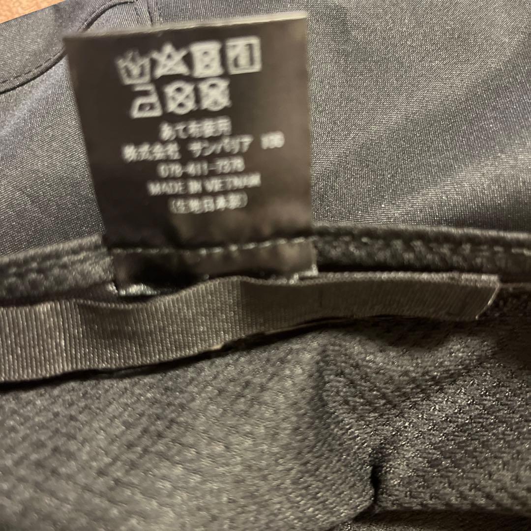 サンバリア100 トラベルハット　黒 M モンベル　ストラップ付き　ブラック