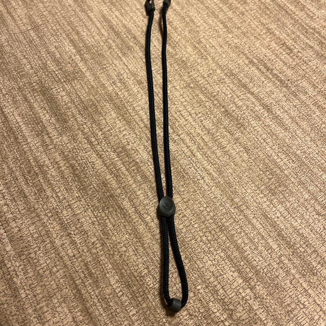 サンバリア100 トラベルハット　黒 M モンベル　ストラップ付き　ブラック