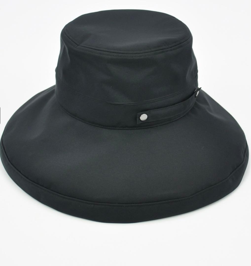 サンバリア100 トラベルハット　黒 M モンベル　ストラップ付き　ブラック