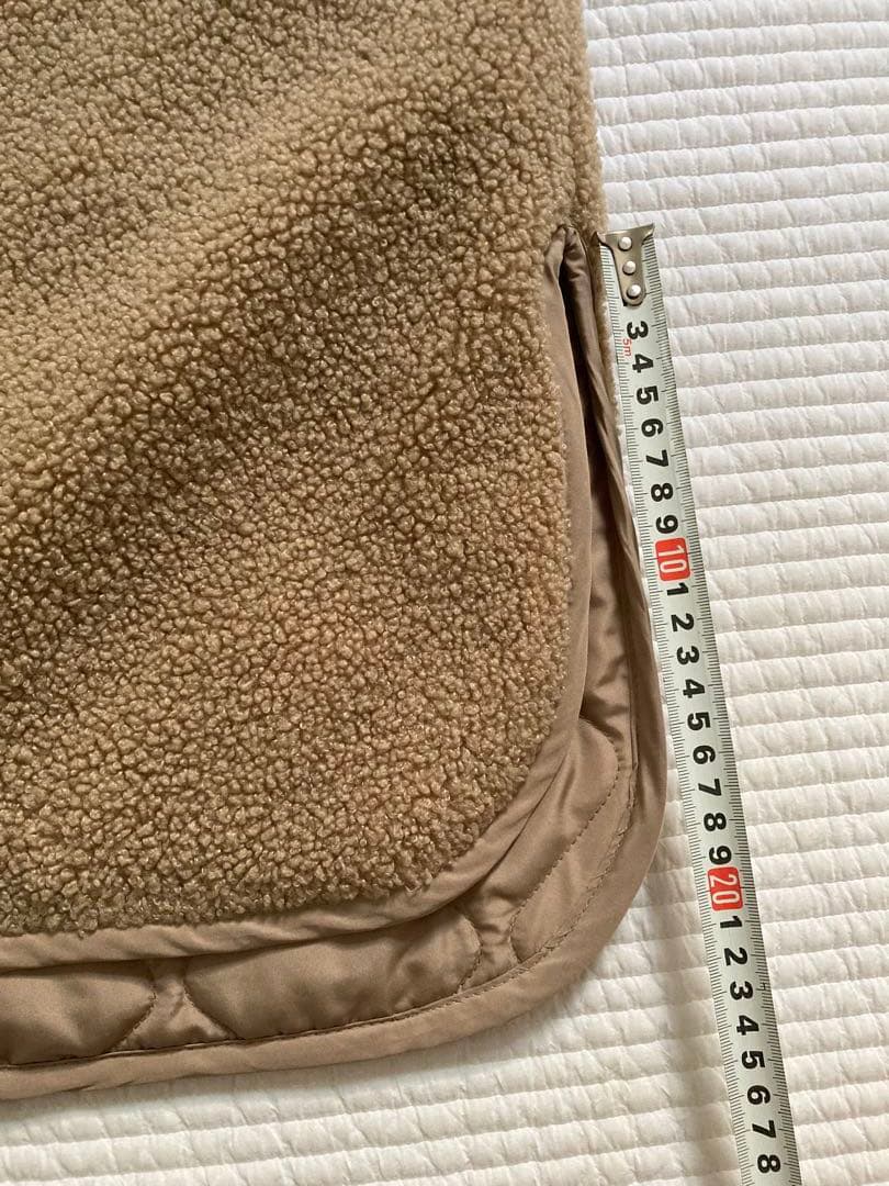 週末お値下げ☆未使用☆MIDIUMIキルティング リバーシブルベスト　ベージュ