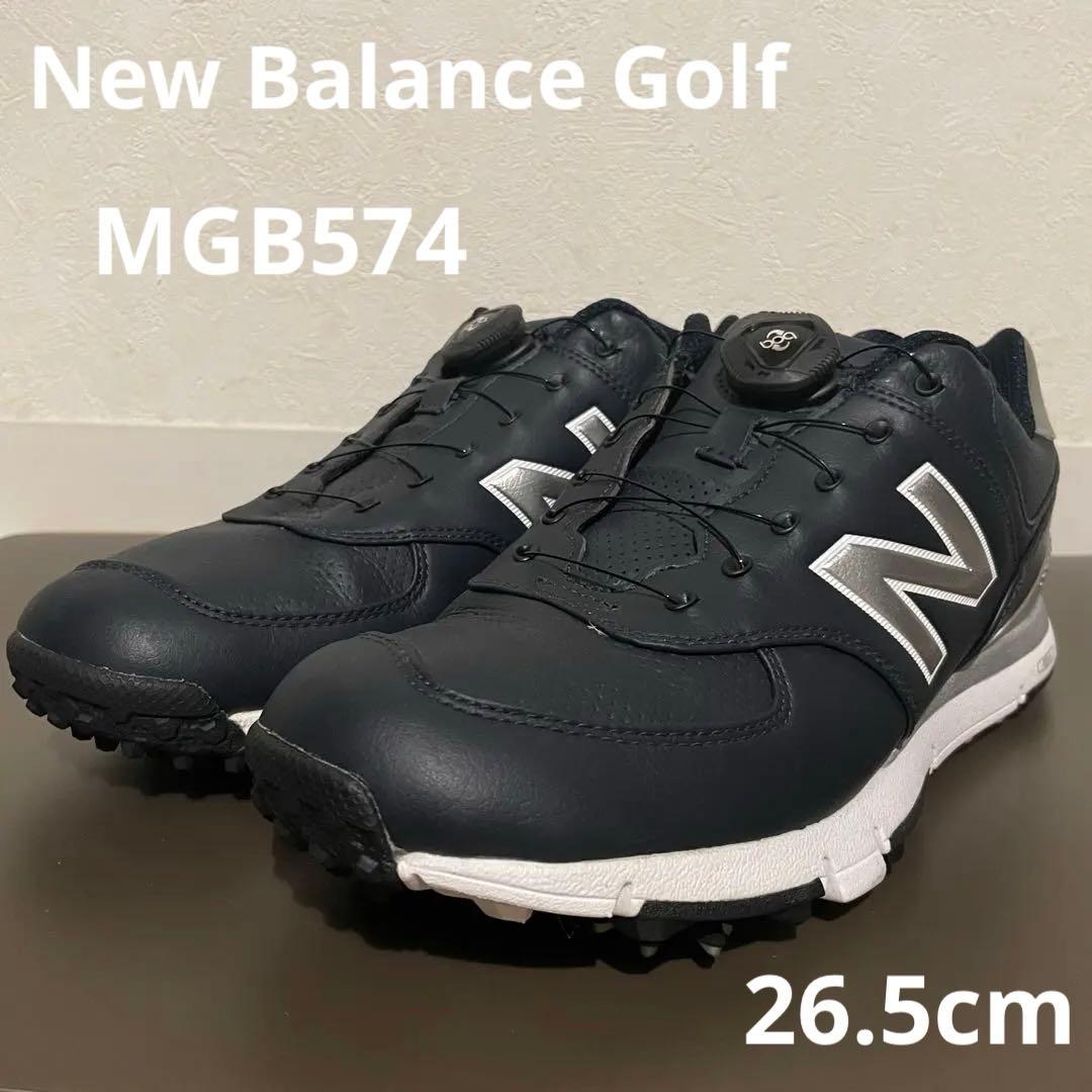 New Balance Golf ネイビー×シルバー 26.5cm MGB574