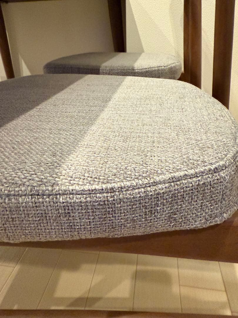 【2脚セット】ダイニングチェア ユノ3A ウォールナット