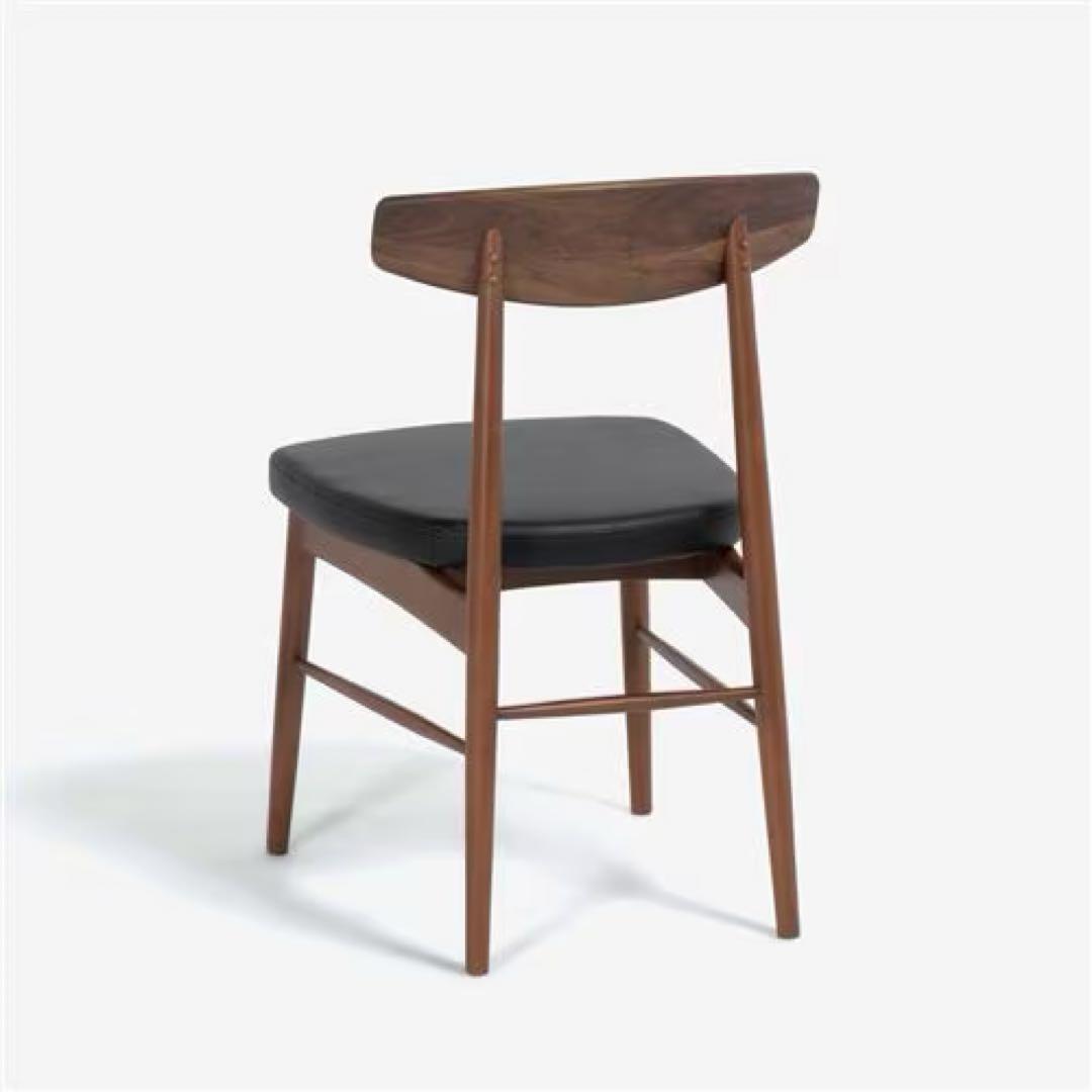 【2脚セット】ダイニングチェア ユノ3A ウォールナット