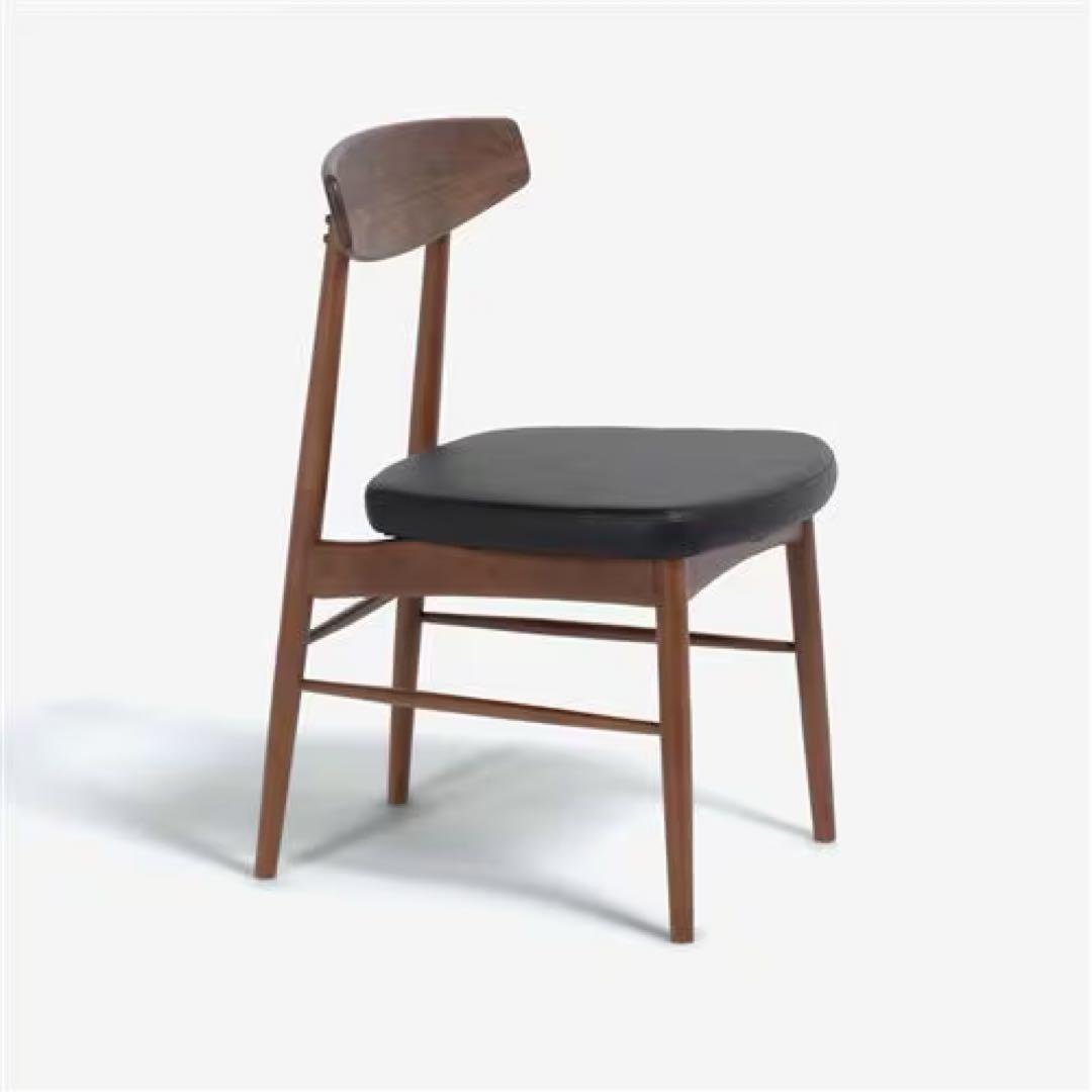 【2脚セット】ダイニングチェア ユノ3A ウォールナット