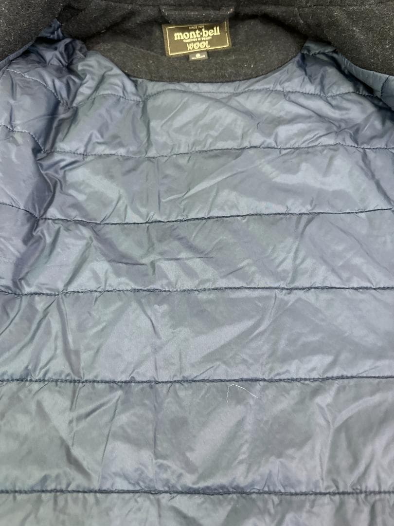 モンベル　ウール トラベルコート　中綿コート　手洗い可