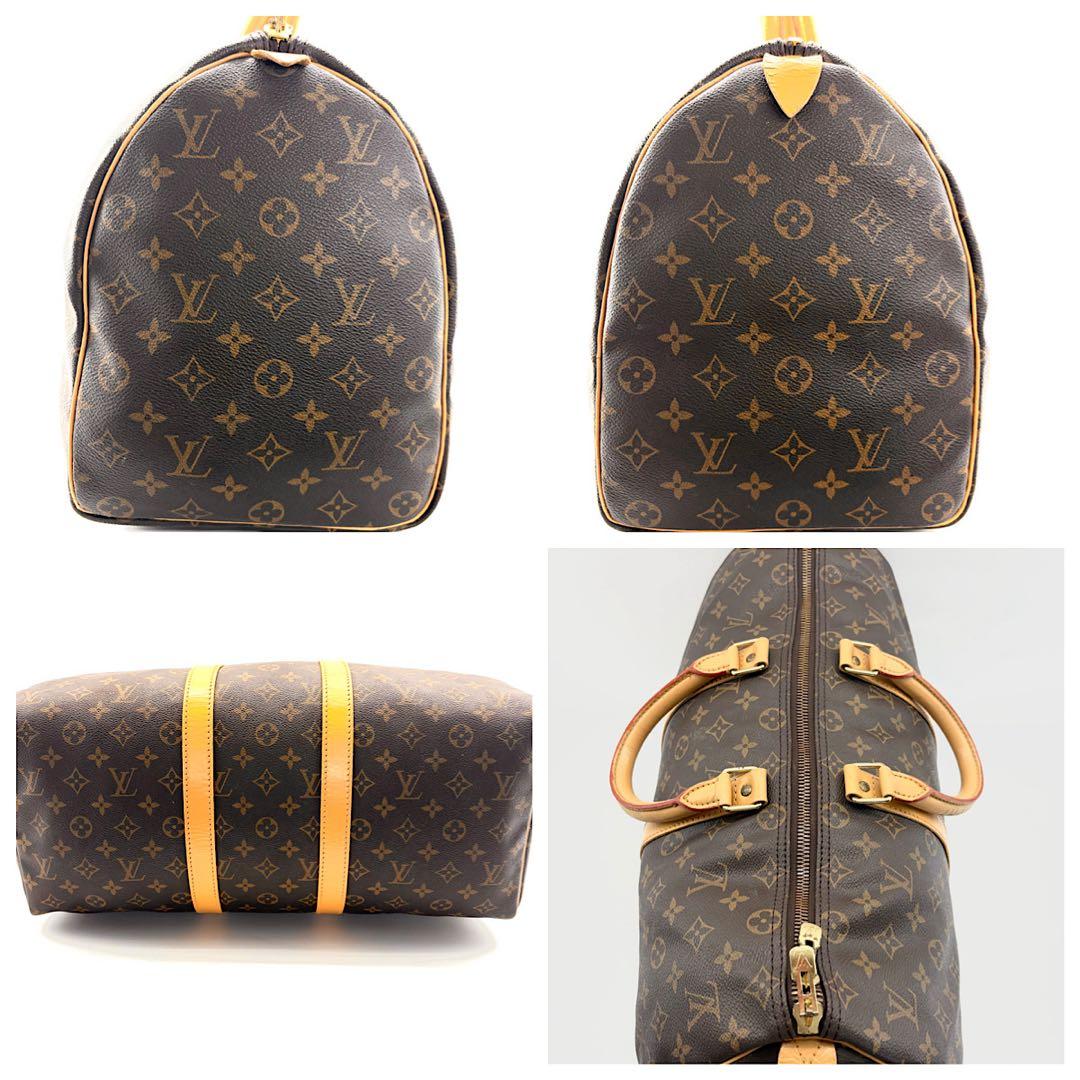 【美品】VUITTON　ボストンバック　キーポル45　南京錠　鍵付き　モノグラム