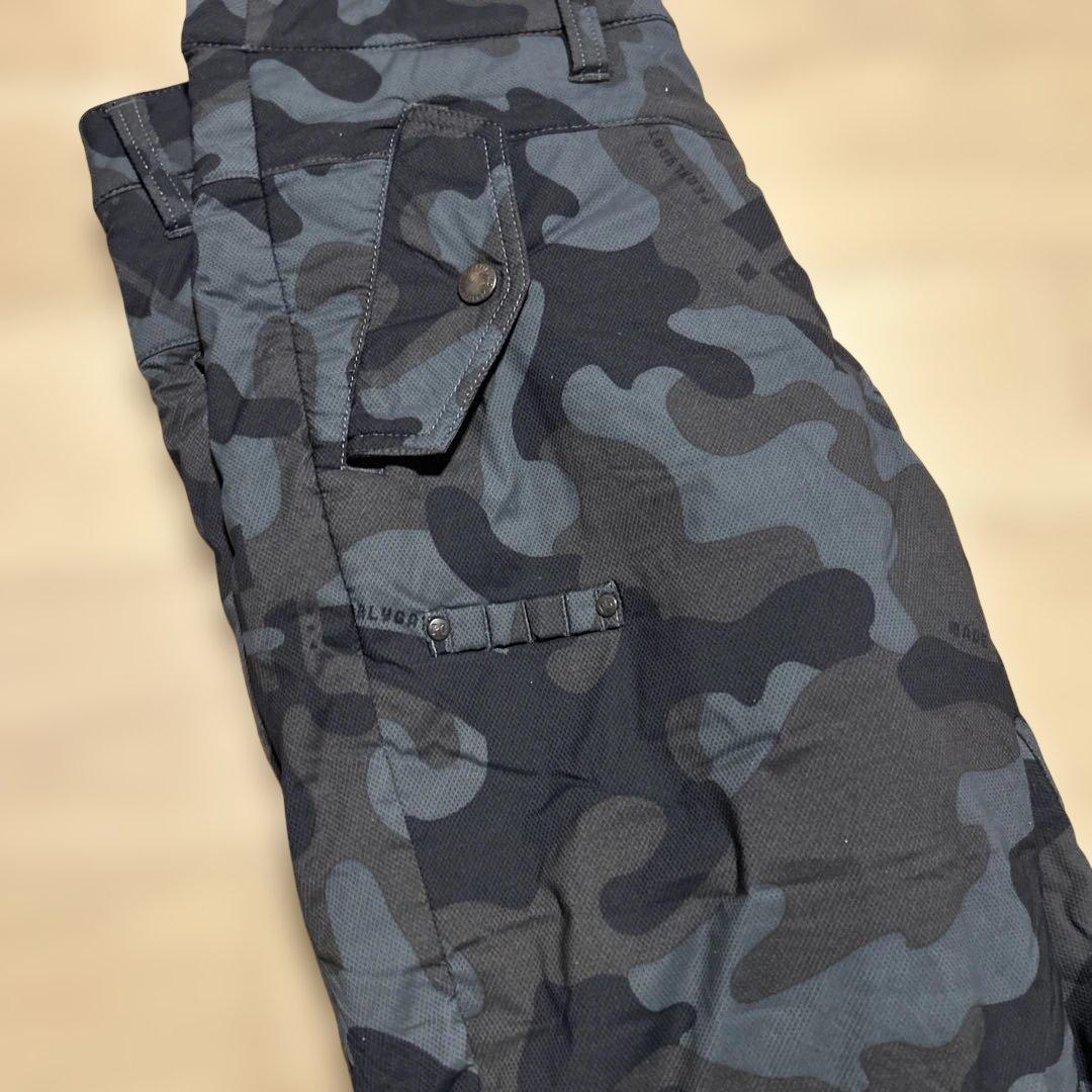 中綿　パーリーゲイツ　ゴルフパンツM〜L相当　迷彩柄　カモ　暖パン　【美品】