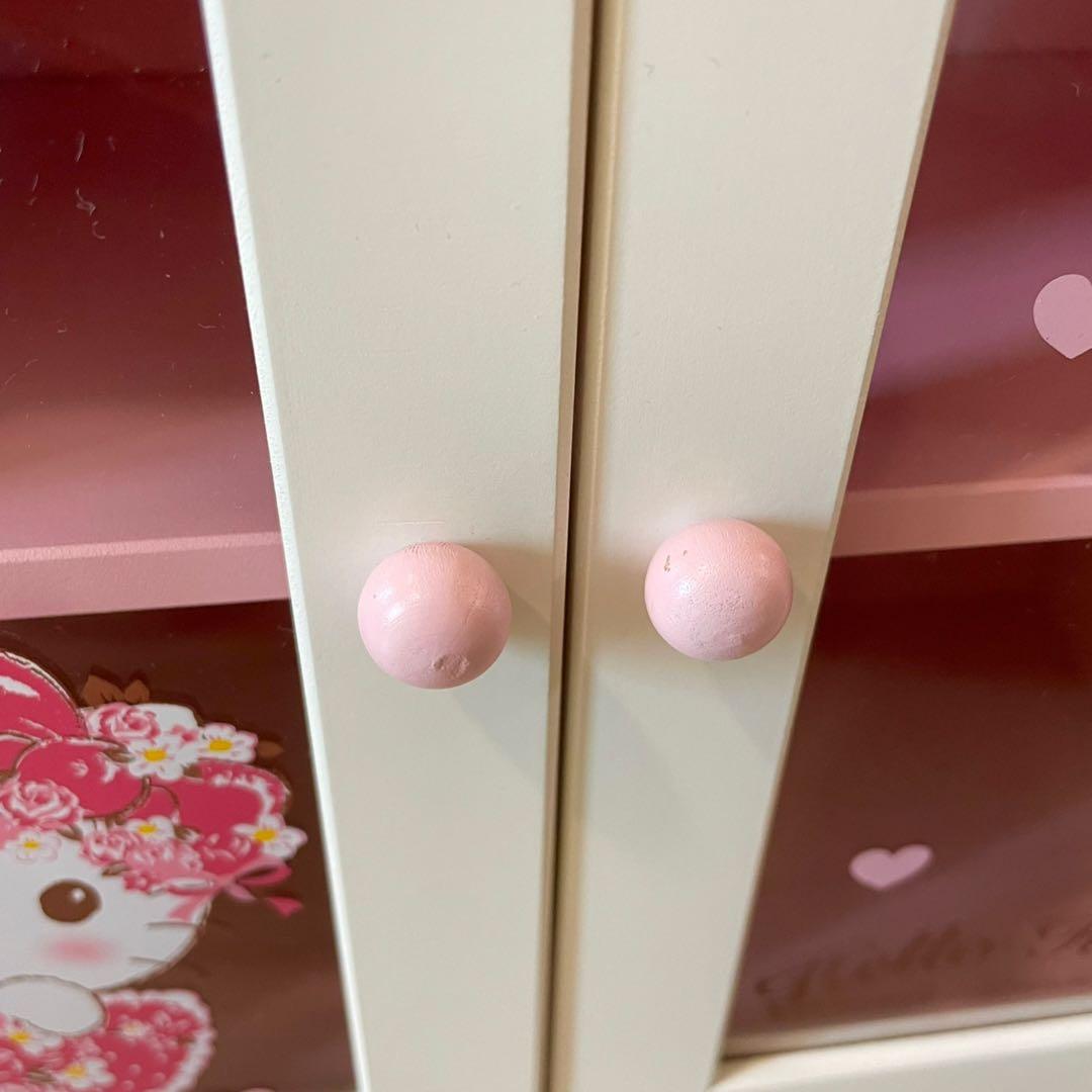 ゆ*)様 【希少】Hello Kitty 家具 食器棚セット ピンク