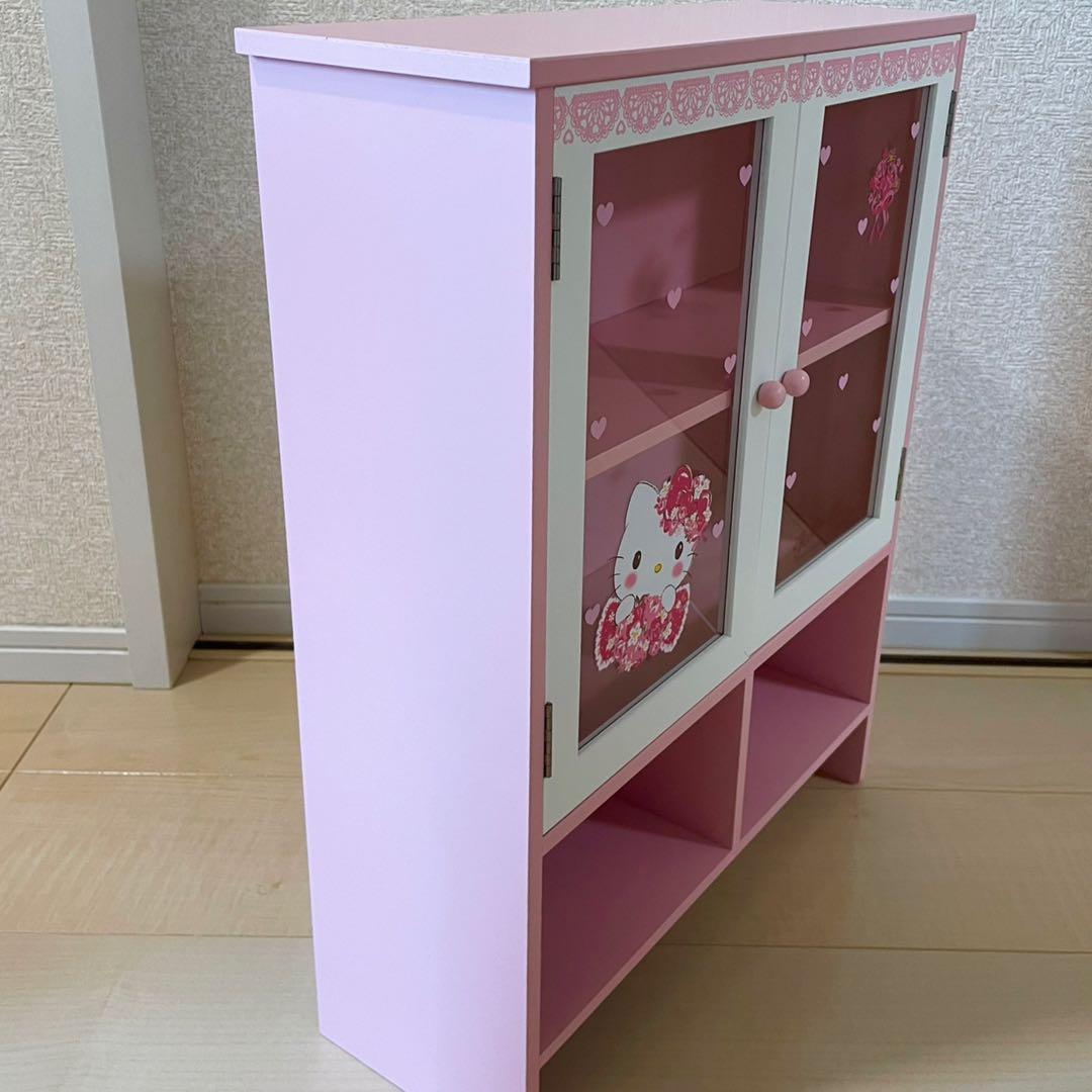ゆ*)様 【希少】Hello Kitty 家具 食器棚セット ピンク