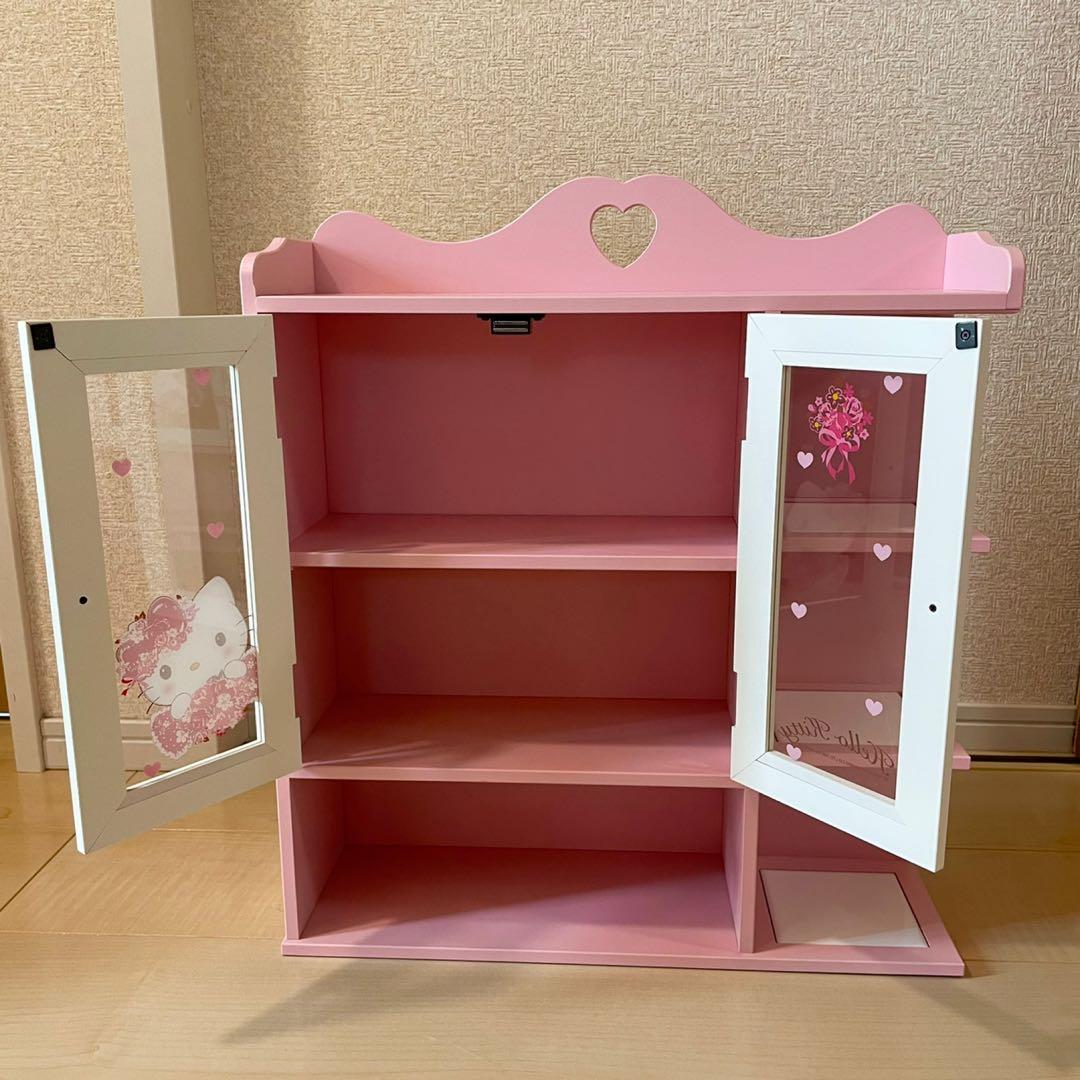 ゆ*)様 【希少】Hello Kitty 家具 食器棚セット ピンク
