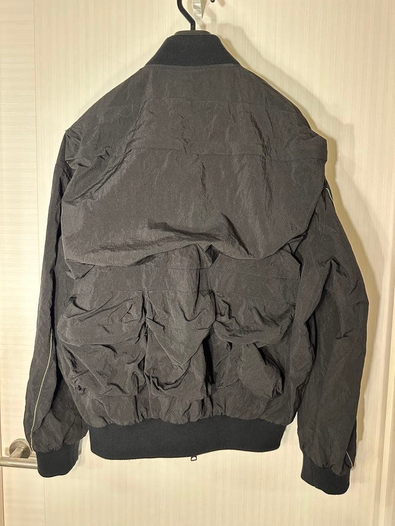 【美品】DIESEL 23AW J-STAIN ボンバージャケット ブラック46