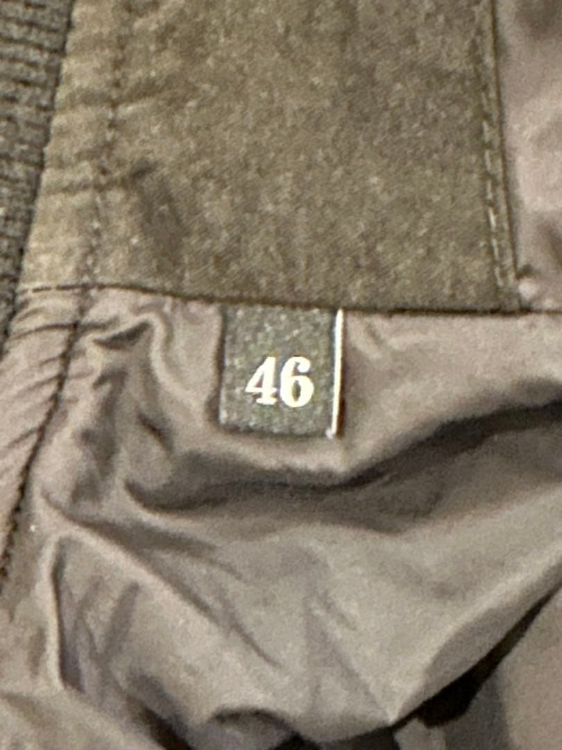 【美品】DIESEL 23AW J-STAIN ボンバージャケット ブラック46