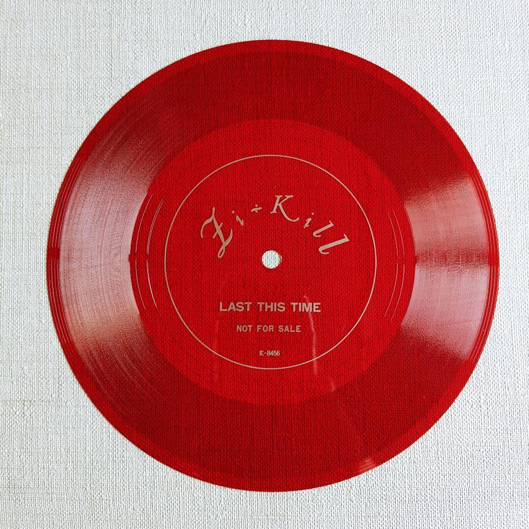 【未使用】Zi:Kill非売品ソノシート『LAST THIS TIME』レコード