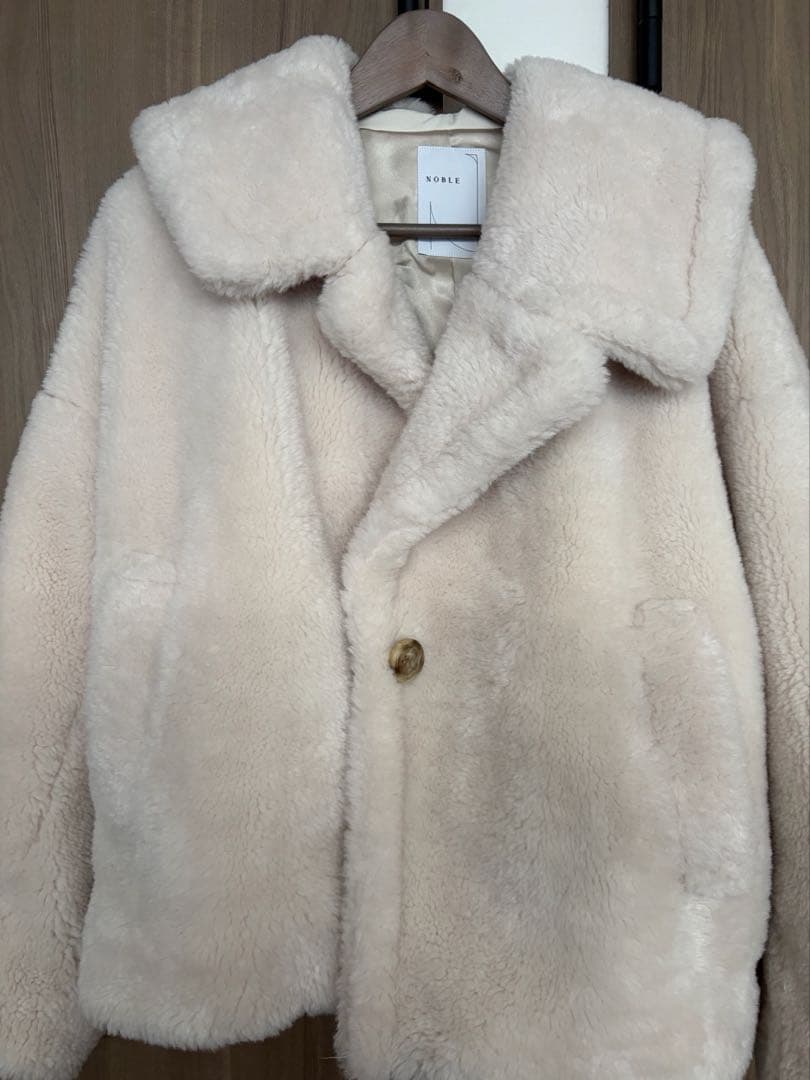 NobleスノーボアビッグカラーコートBAYCREW'S