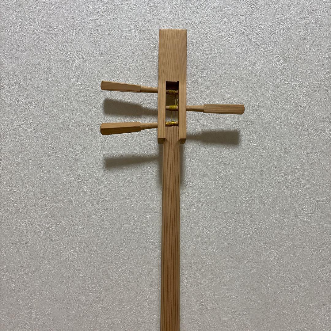 箱三味線　ごったん　黒木之製　木製三味線 3弦
