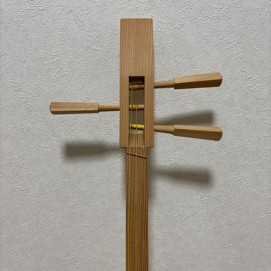 箱三味線　ごったん　黒木之製　木製三味線 3弦