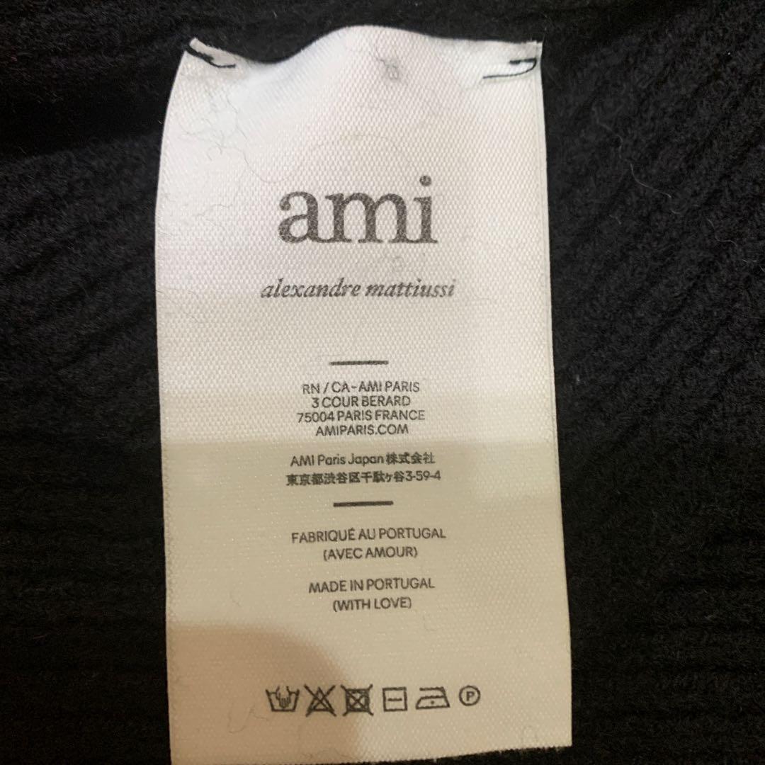 ★アミ★AMI★AMI de Coeur Scarf Black★マフラー