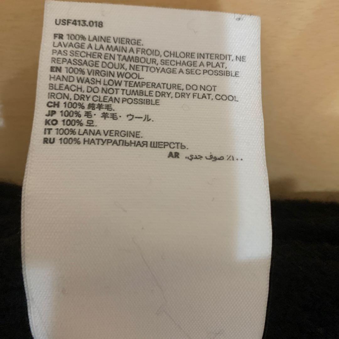 ★アミ★AMI★AMI de Coeur Scarf Black★マフラー