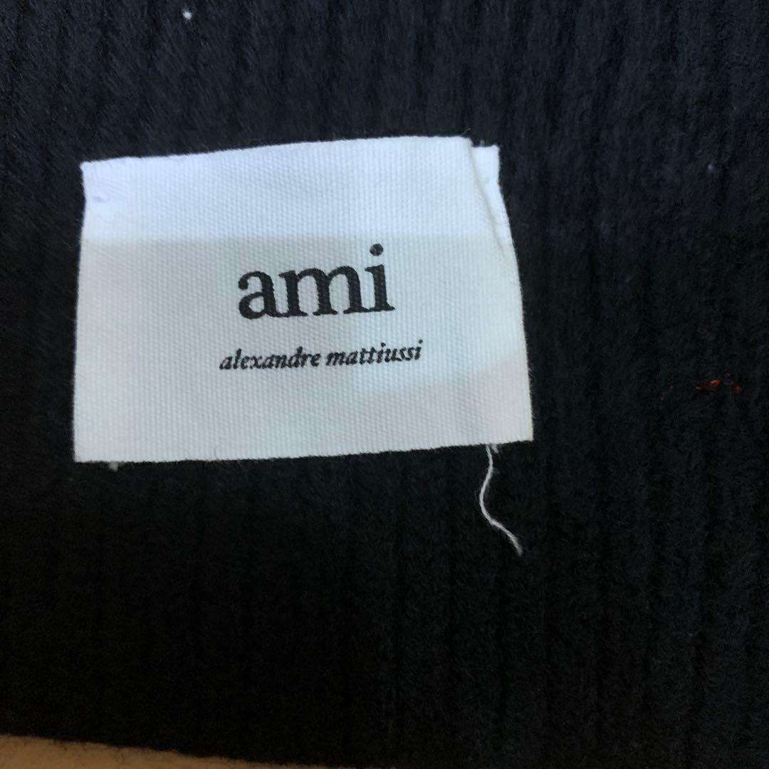 ★アミ★AMI★AMI de Coeur Scarf Black★マフラー