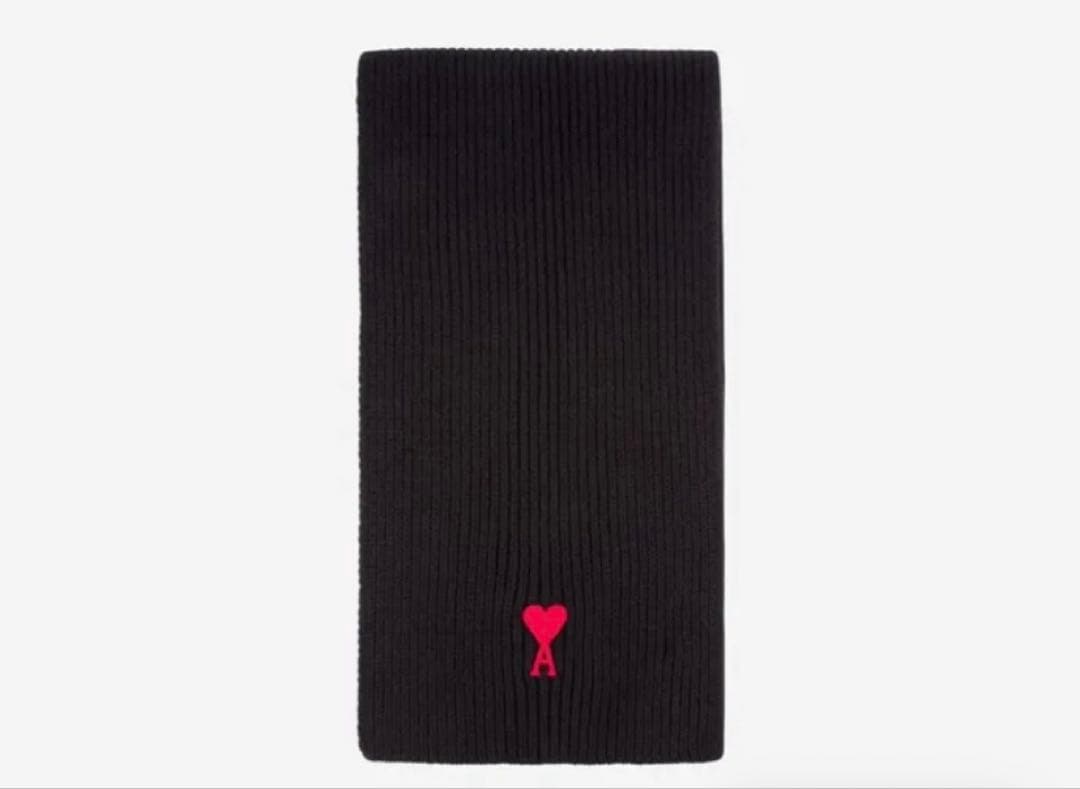 ★アミ★AMI★AMI de Coeur Scarf Black★マフラー