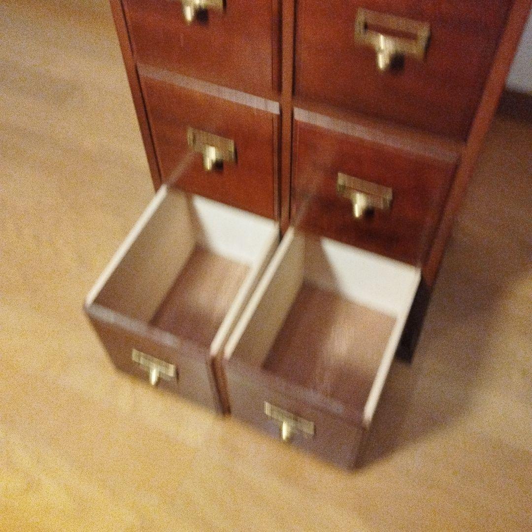 アンティーク 木製 引き出し収納 12個引出し おしゃれ 小物入れ レトロ