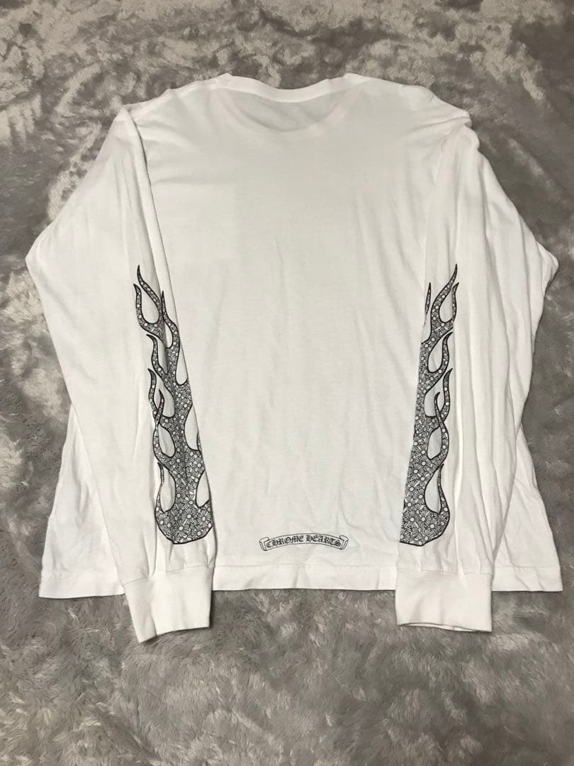 ✨CHROME HEARTS ファイヤーパターン ロンT【入手困難】✨