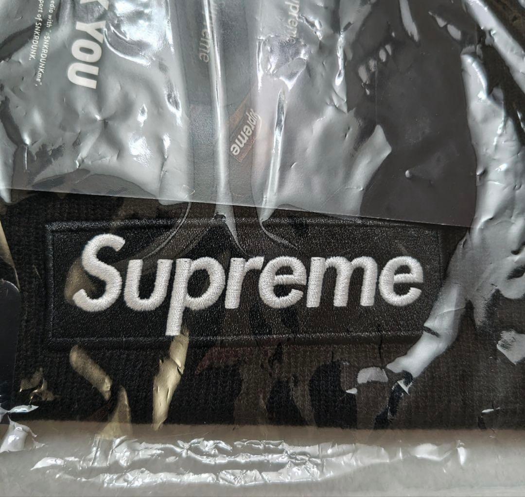 完売品　シュプリーム　ニューエラ　ボックスロゴ　ビーニー