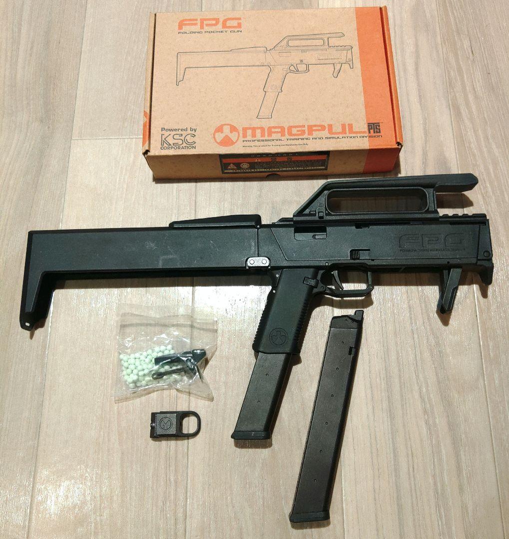 希少・不調につきジャンク扱　KSC MAGPUL FPG マガジン2本箱おまけ付