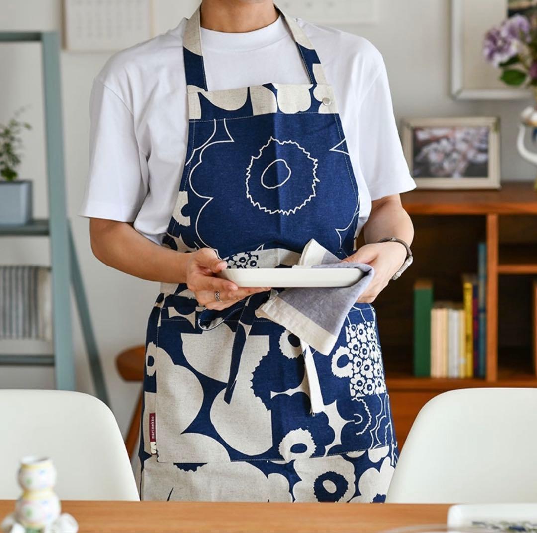 【新品未使用】マリメッコ　marimekko エプロン　ウニッコ　アニバーサリー