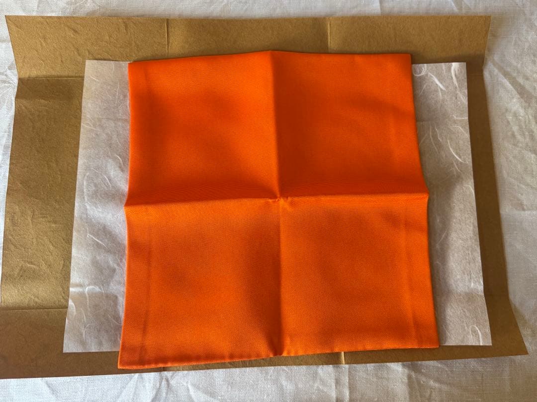 土田友湖 紅御帛紗 朱色 帛紗 茶道具