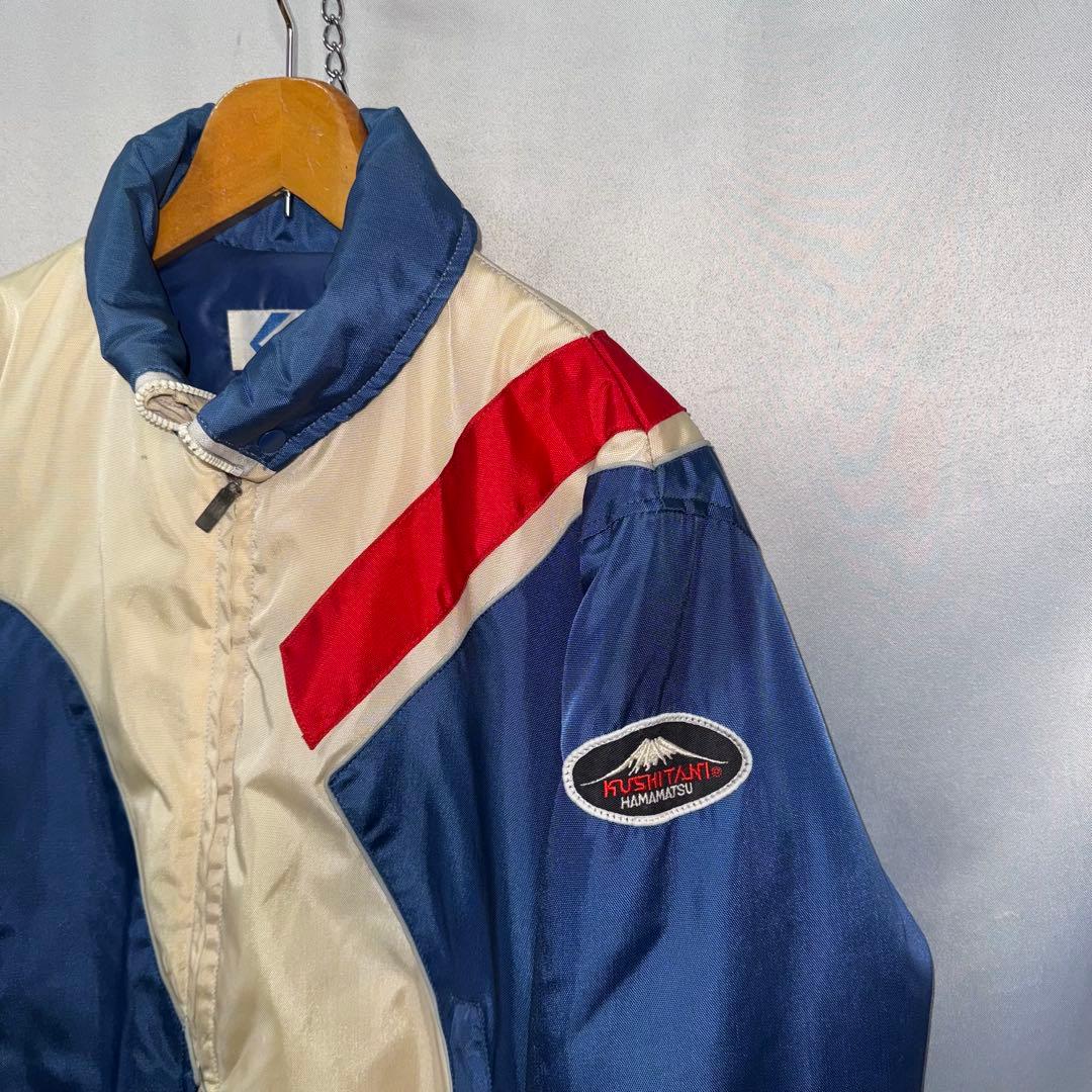 当時物　80s KUSHITANI クシタニ　ナイロンジャケット ライダース