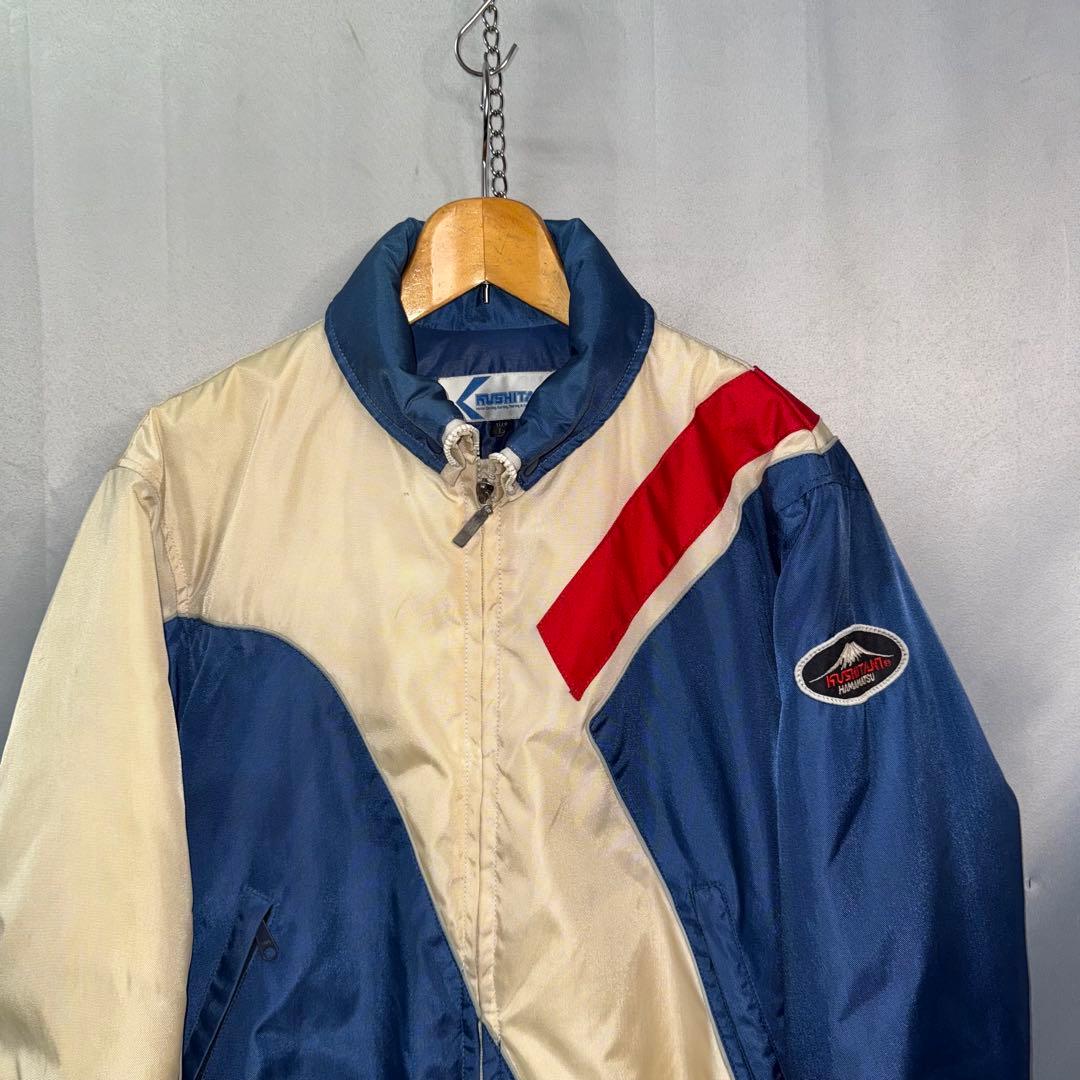 当時物　80s KUSHITANI クシタニ　ナイロンジャケット ライダース