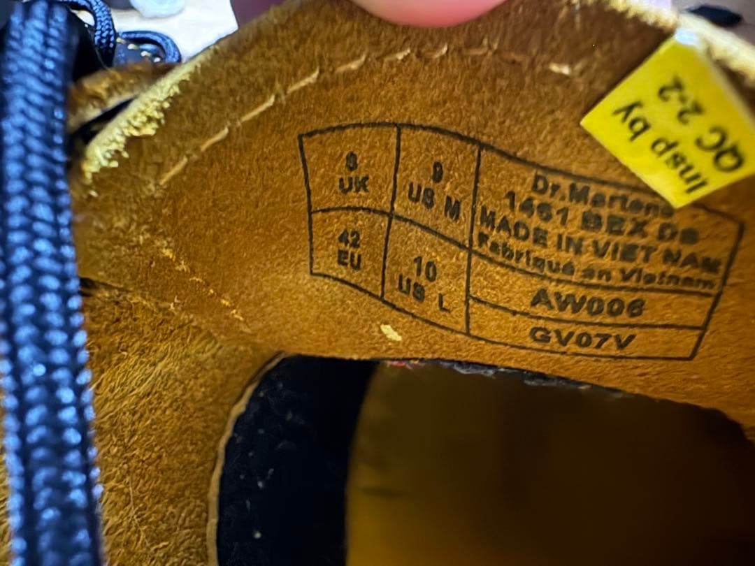 靴 Dr. Martens 1461 QUAD DOUBLE STITCH